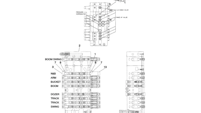 01-017(03) VALVE INSTALLATION -Kobelco SK80MSR SK80CS-2 SK80CS-1E SK80 Excavator Parts Number Electronic Catalog EPC Manuals