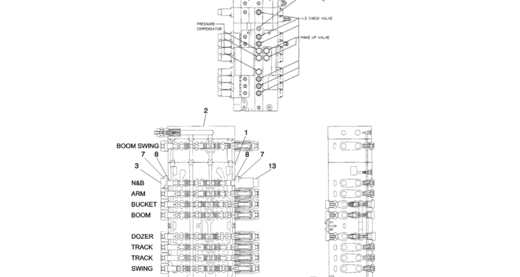 01-017(03) VALVE INSTALLATION -Kobelco SK80MSR SK80CS-2 SK80CS-1E SK80 Excavator Parts Number Electronic Catalog EPC Manuals