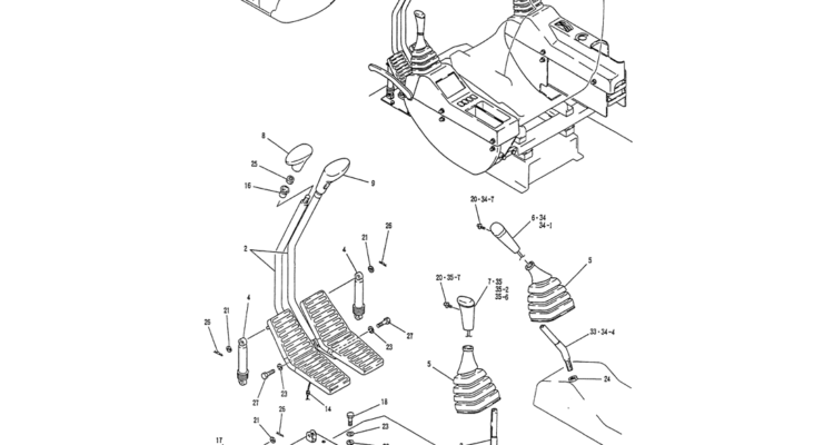 01-023(01) CONTROLS OPERATORS-Kobelco SK120LC-5 SK120-V SK120LC-3 Excavator Parts Number Electronic Catalog EPC Manuals