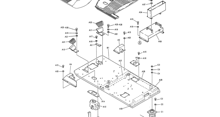 01-029 PLATE ASSY, FLOOR-Kobelco SK120LC-5 SK120-V SK120LC-3 Excavator Parts Number Electronic Catalog EPC Manuals