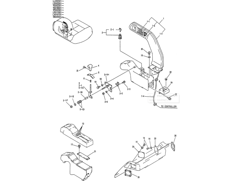 01036 COVER ASSY, UNDERKobelco SK120LC5 SK120V SK120LC3 Excavator