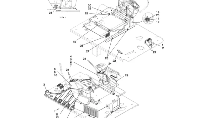 01-050(01) CONTROLS, OPERATORS (1 PEDAL, DOZER)-Kobelco SK80MSR SK80CS-2 SK80CS-1E SK80 Excavator Parts Number Electronic Catalog EPC Manuals