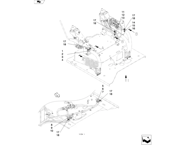 01-050(01) CONTROLS, OPERATORS (1 PEDAL, DOZER)-Kobelco SK80MSR SK80CS ...