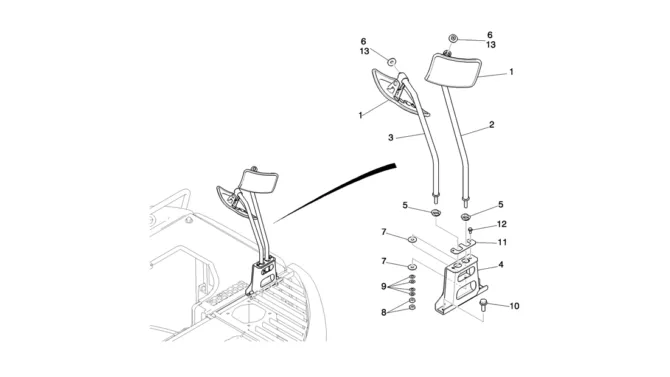 01-059(00) MIRROR INSTALLATION-Kobelco SK80MSR SK80CS-2 SK80CS-1E SK80 Excavator Parts Number Electronic Catalog EPC Manuals