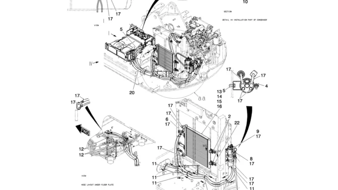 01-080(01) AIR CONDITIONING-Kobelco SK80MSR SK80CS-2 SK80CS-1E SK80 Excavator Parts Number Electronic Catalog EPC Manuals
