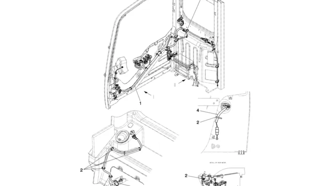 01-087(01) HARNESS ASSEMBLY, CAB-Kobelco SK80MSR SK80CS-2 SK80CS-1E SK80 Excavator Parts Number Electronic Catalog EPC Manuals