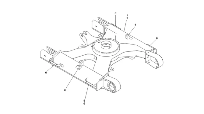 02-001(00) FRAME ASSEMBLY, LOW-Kobelco SK80MSR SK80CS-2 SK80CS-1E SK80 Excavator Parts Number Electronic Catalog EPC Manuals
