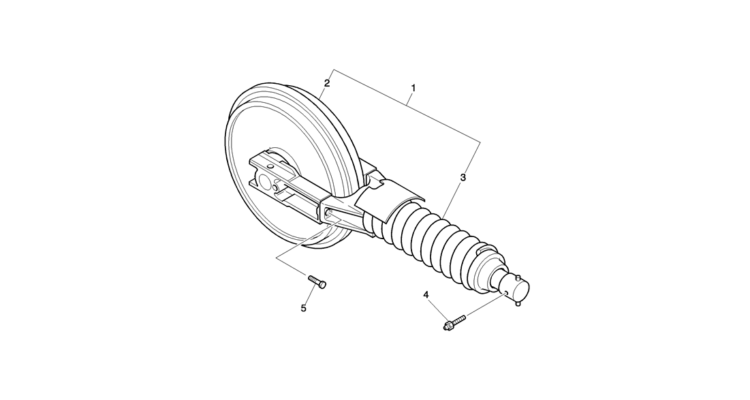 02-006(01) IDLER ASSEMBLY, CRAWLER-Kobelco SK80MSR SK80CS-2 SK80CS-1E SK80 Excavator Parts Number Electronic Catalog EPC Manuals