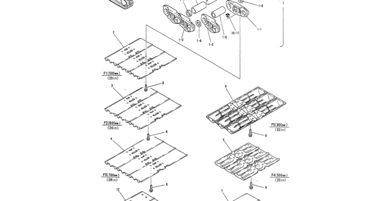 02-013 SHOE ASSY-Kobelco SK120LC-5 SK120-V SK120LC-3 Excavator Parts Number Electronic Catalog EPC Manuals