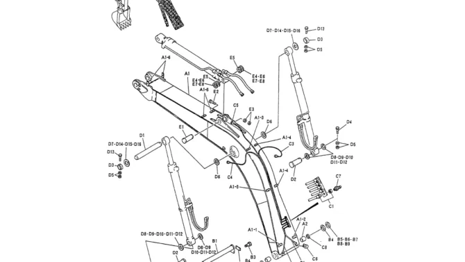 03-001 STD, BOOM ASSY, 4.6M-Kobelco SK120LC-5 SK120-V SK120LC-3 Excavator Parts Number Electronic Catalog EPC Manuals