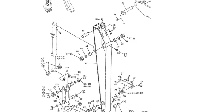 03-004 STD ARM ASSY 2.5M-Kobelco SK120LC-5 SK120-V SK120LC-3 Excavator Parts Number Electronic Catalog EPC Manuals
