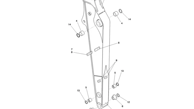 03-010(00) ARM 1.87M-Kobelco SK80MSR SK80CS-2 SK80CS-1E SK80 Excavator Parts Number Electronic Catalog EPC Manuals