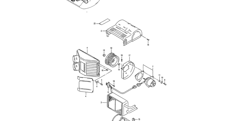 05-008 HEATER ASSY (P/N LP12B00015F1)-Kobelco SK120LC-5 SK120-V SK120LC-3 Excavator Parts Number Electronic Catalog EPC Manuals