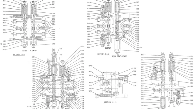 07-001(02) VALVE ASSY, CONTROL-Kobelco SK120LC-5 SK120-V SK120LC-3 Excavator Parts Number Electronic Catalog EPC Manuals