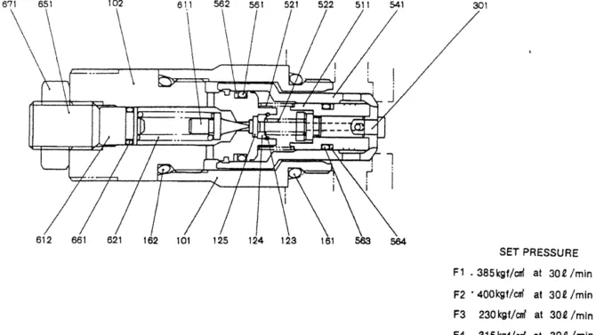07-003 VALVE ASSY, PORT RELIEF-Kobelco SK120LC-5 SK120-V SK120LC-3 Excavator Parts Number Electronic Catalog EPC Manuals