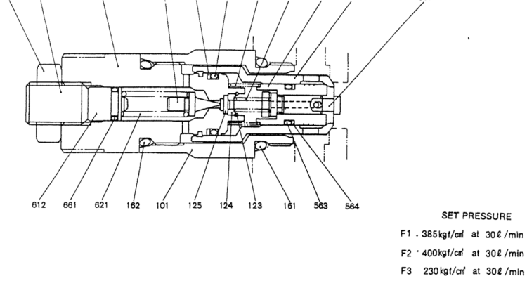07-003 VALVE ASSY, PORT RELIEF-Kobelco SK120LC-5 SK120-V SK120LC-3 Excavator Parts Number Electronic Catalog EPC Manuals