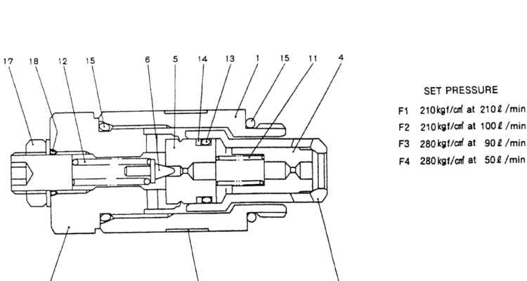 07 007 VALVE ASSY, MAIN RELIEF Kobelco SK120LC 5 SK120 V SK120LC 3 Excavator Parts Number Electronic Catalog EPC Manuals