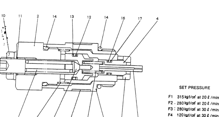 07-008 VALVE ASSY, OVERLOAD RELIEF-Kobelco SK120LC-5 SK120-V SK120LC-3 Excavator Parts Number Electronic Catalog EPC Manuals