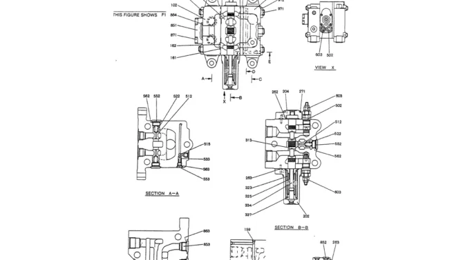 07-009(01) VALVE ASSY, CONTROL -Kobelco SK120LC-5 SK120-V SK120LC-3 Excavator Parts Number Electronic Catalog EPC Manuals