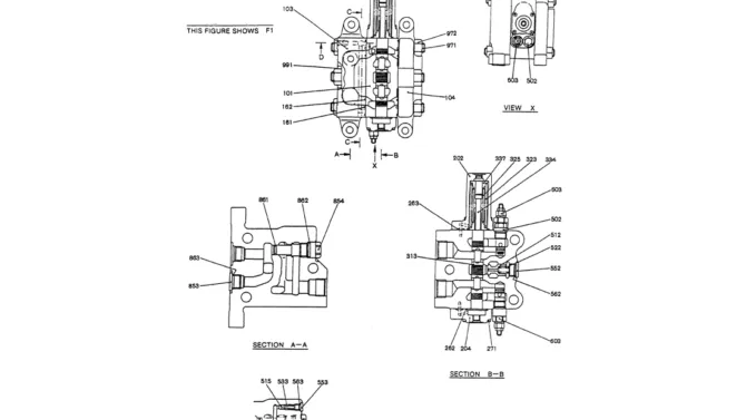 07-012(01) VALVE ASSY, CONTROL-Kobelco SK120LC-5 SK120-V SK120LC-3 Excavator Parts Number Electronic Catalog EPC Manuals