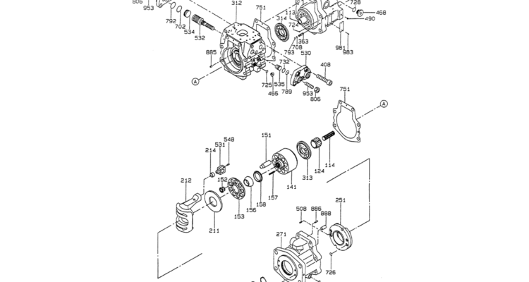 07-019 PUMP ASSY, P/N LP10V00002F1-Kobelco SK120LC-5 SK120-V SK120LC-3 Excavator Parts Number Electronic Catalog EPC Manuals