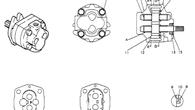 07-022 PUMP ASSY, GEAR-Kobelco SK120LC-5 SK120-V SK120LC-3 Excavator Parts Number Electronic Catalog EPC Manuals