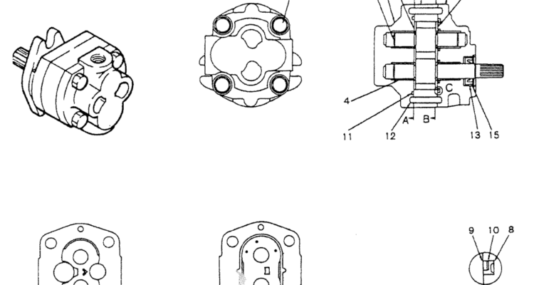 07-022 PUMP ASSY, GEAR-Kobelco SK120LC-5 SK120-V SK120LC-3 Excavator Parts Number Electronic Catalog EPC Manuals