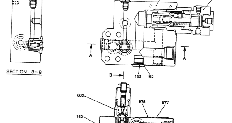 07-042 VALVE ASSY, HOLDING, P/N YN28V00004F1-Kobelco SK120LC-5 SK120-V SK120LC-3 Excavator Parts Number Electronic Catalog EPC Manuals