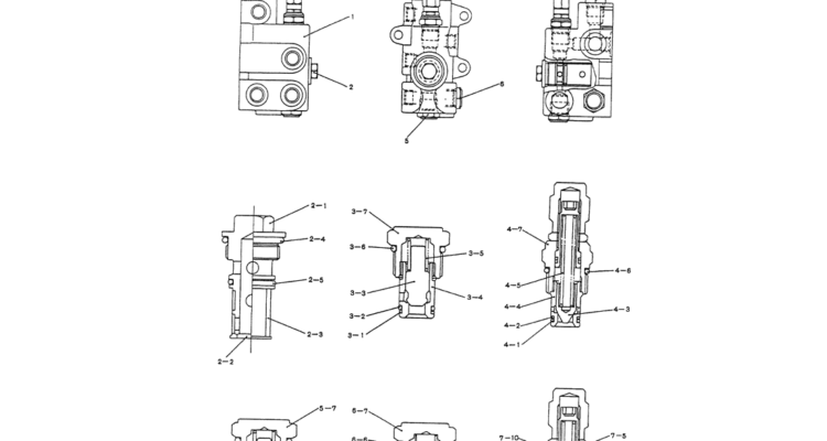 07 045 MANIFOLD ASSY Kobelco SK120LC 5 SK120 V SK120LC 3 Excavator Parts Number Electronic Catalog EPC Manuals