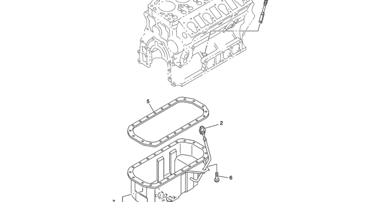 08-003(00) OIL PAN AND LEVEL GAUGE ISUZU 4LE2 ENGINE -Kobelco SK80MSR SK80CS-2 SK80CS-1E SK80 Excavator Parts Number Electronic Catalog EPC Manuals