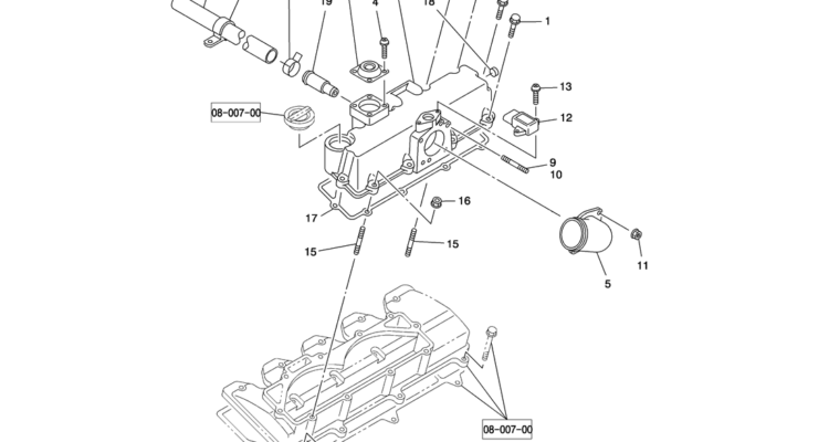 08-009(00) INLET MANIFOLD ISUZU 4LE2 ENGINE -Kobelco SK80MSR SK80CS-2 SK80CS-1E SK80 Excavator Parts Number Electronic Catalog EPC Manuals