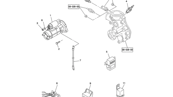 08-013(01) ENGINE ELECTRICAL CONTROL PARTS