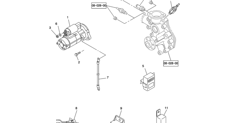 08-013(01) ENGINE ELECTRICAL CONTROL PARTS