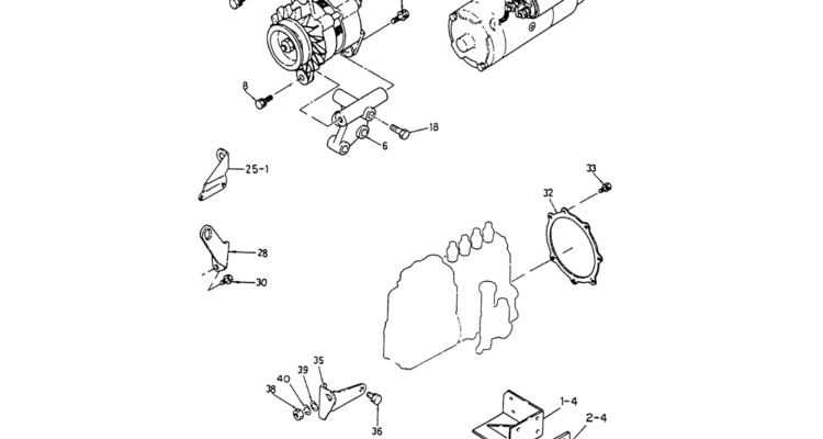 08-014 ENGINE FOOT, HANGER & FIXING PARTS-Kobelco SK120LC-5 SK120-V SK120LC-3 Excavator Parts Number Electronic Catalog EPC Manuals