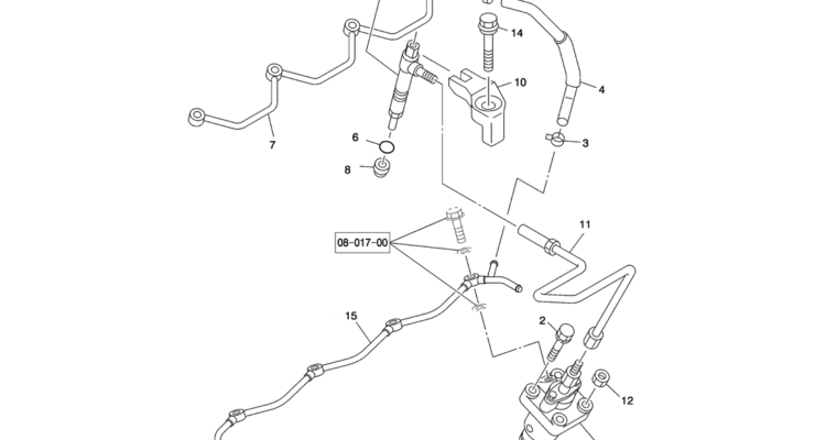 08-020(01) FUEL INJECTION SYSTEM ISUZU 4LE2 ENGINE -Kobelco SK80MSR SK80CS-2 SK80CS-1E SK80 Excavator Parts Number Electronic Catalog EPC Manuals