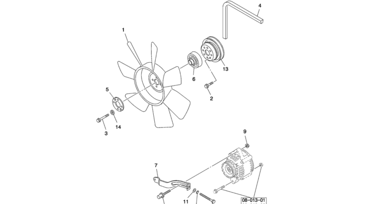 08-032(00) FAN AND FAN BELT ISUZU 4LE2 ENGINE -Kobelco SK80MSR SK80CS-2 SK80CS-1E SK80 Excavator Parts Number Electronic Catalog EPC Manuals