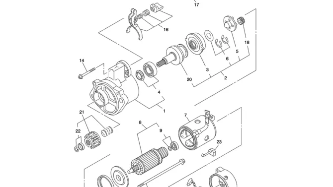 08-034(00) STARTER MOTOR ISUZU 4LE2 ENGINE -Kobelco SK80MSR SK80CS-2 SK80CS-1E SK80 Excavator Parts Number Electronic Catalog EPC Manuals