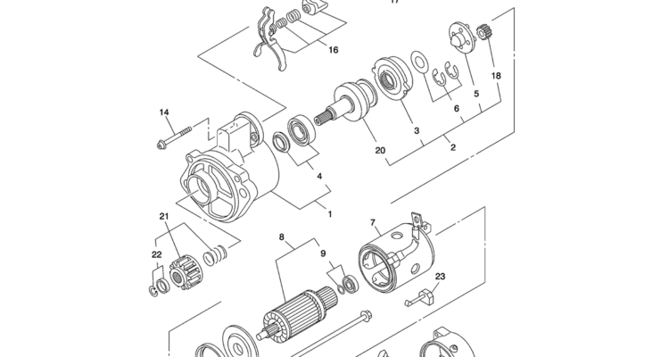 08-034(00) STARTER MOTOR ISUZU 4LE2 ENGINE -Kobelco SK80MSR SK80CS-2 SK80CS-1E SK80 Excavator Parts Number Electronic Catalog EPC Manuals