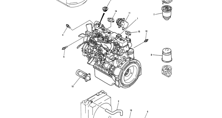 01-001 ENGINE ASSY-Kobelco SK60-3 SK60-5 SK60 Excavator Parts Number Electronic Catalog EPC Manuals