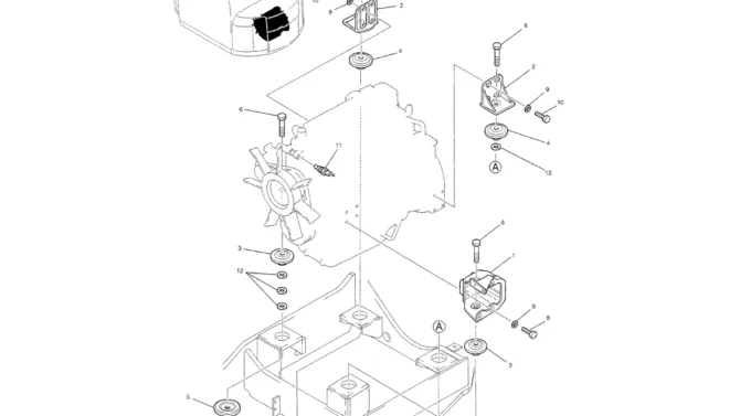 01-009 ENGINE INSTAL-Kobelco SK70SR-1E SK70SR-2 SK70 Excavator Parts Number Electronic Catalog EPC Manuals
