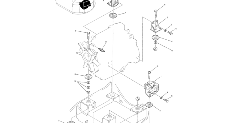 01-009 ENGINE INSTAL-Kobelco SK70SR-1E SK70SR-2 SK70 Excavator Parts Number Electronic Catalog EPC Manuals