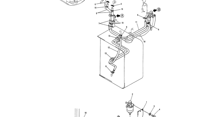 01-010 TANK FUEL LINES-Kobelco SK60-3 SK60-5 SK60 Excavator Parts Number Electronic Catalog EPC Manuals