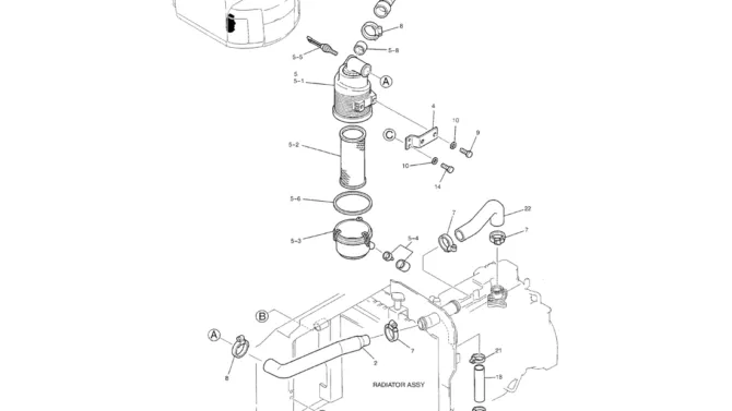 01-013 CLEANER ASSEMBLY, AIR-Kobelco SK70SR-1E SK70SR-2 SK70 Excavator Parts Number Electronic Catalog EPC Manuals