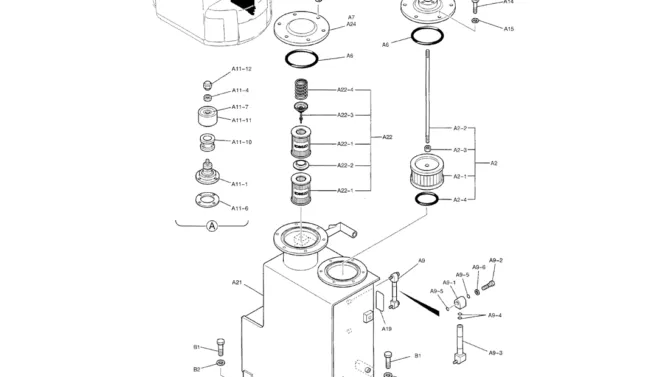 01-023 TANK ASSEMBLY, HYDRAULIC-Kobelco SK70SR-1E SK70SR-2 SK70 Excavator Parts Number Electronic Catalog EPC Manuals