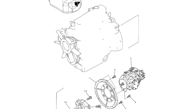 01-025 POWER TAKE-OFF ASSEMBLY-Kobelco SK70SR-1E SK70SR-2 SK70 Excavator Parts Number Electronic Catalog EPC Manuals