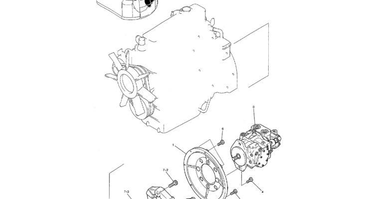 01-025 POWER TAKE-OFF ASSEMBLY-Kobelco SK70SR-1E SK70SR-2 SK70 Excavator Parts Number Electronic Catalog EPC Manuals