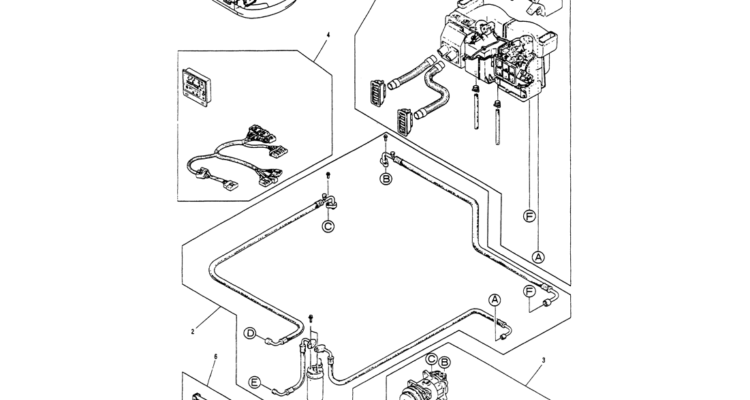 01-049 CONDITIONER ASSY, AIR (LE20M00006F1)-Kobelco SK60-3 SK60-5 SK60 Excavator Parts Number Electronic Catalog EPC Manuals