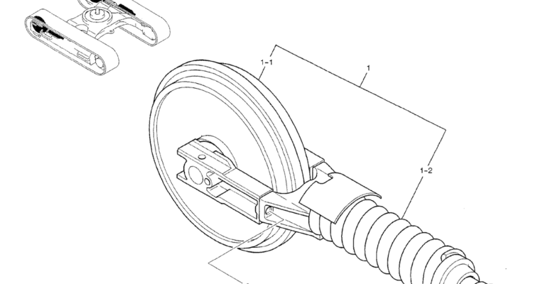 02-005 IDLER ASSY, CRAWLER-Kobelco SK70SR-1E SK70SR-2 SK70 Excavator Parts Number Electronic Catalog EPC Manuals