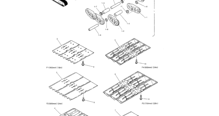 02 010 TRACK LINK SHOE ASSY Kobelco SK70SR 1E SK70SR 2 SK70 Excavator Parts Number Electronic Catalog EPC Manuals