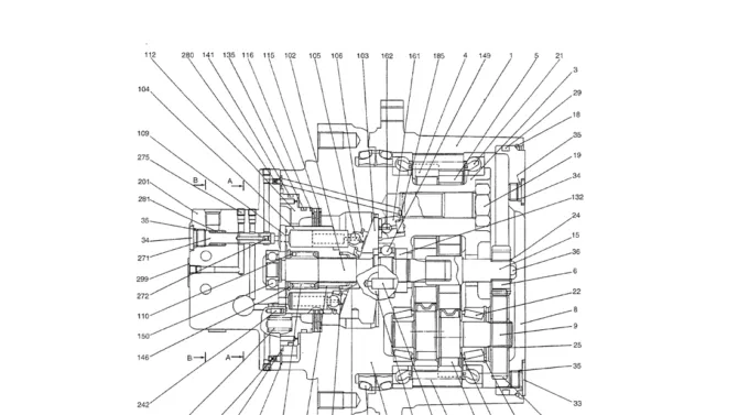 07-023(01) MOTOR ASSY (PROPELLING)-Kobelco SK70SR-1E SK70SR-2 SK70 Excavator Parts Number Electronic Catalog EPC Manuals